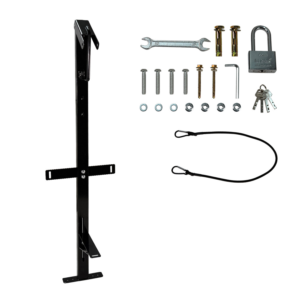 New Universal Open Landscape Trailer Blower Rack Holder With Lockable Feature