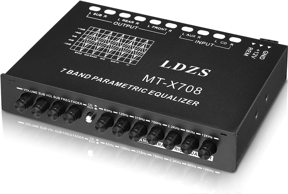 7-Band Car Equalizer: Flexible Control for Enhanced Sound Experience
