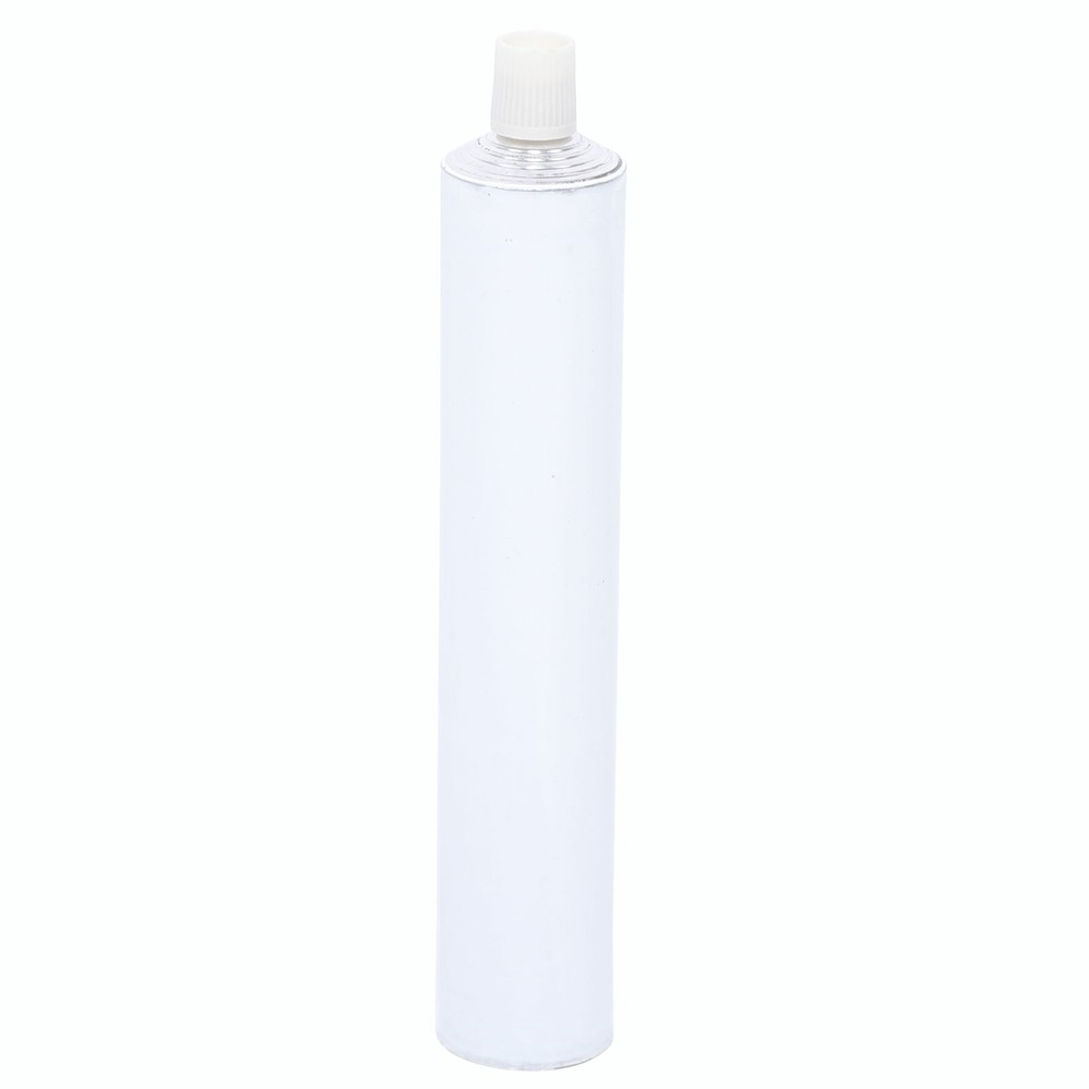 100Pcs Empty Toothpaste Tubes 100ml Aluminum w/ Needle Cap Reusable White