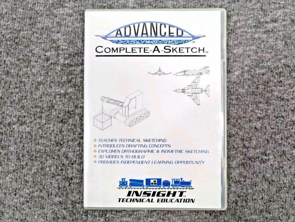 Advanced Complete-A-Sketch CD-ROM By Mel Peterman, Technical Sketching - EUC