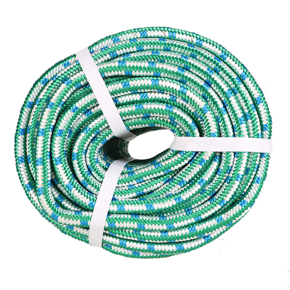 16 Strand 1/2" × 150' Double Braid Polyester Rope Arborist Tree Climbing Rope