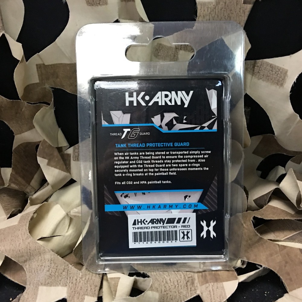 HK Army Paintball Tank Thread Guard Protector - Red