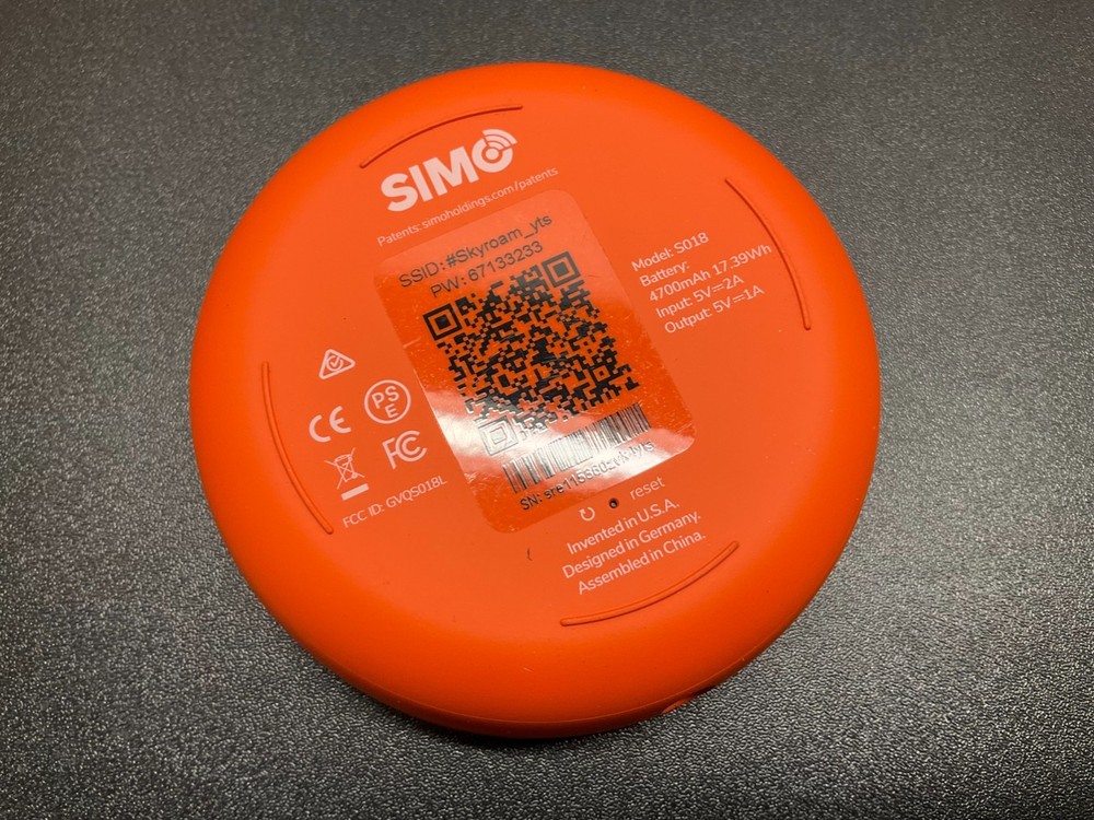 SIMO Solis Lite 4G LTE WiFi Mobile Hotspot