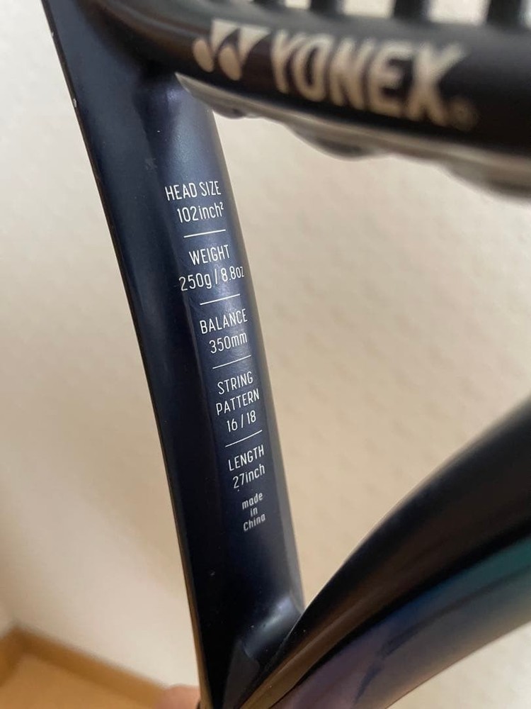 YONEX hard tennis racket blue
