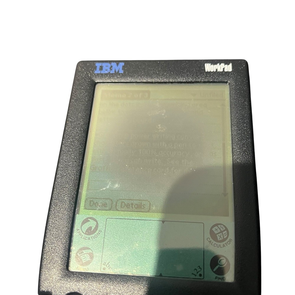 IBM WorkPad 8602-20X PDA – Vintage – Working Tested