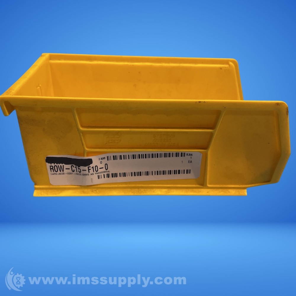 Quantum Storage Systems QUS220 Yellow Stackable Storage Bin FNIP