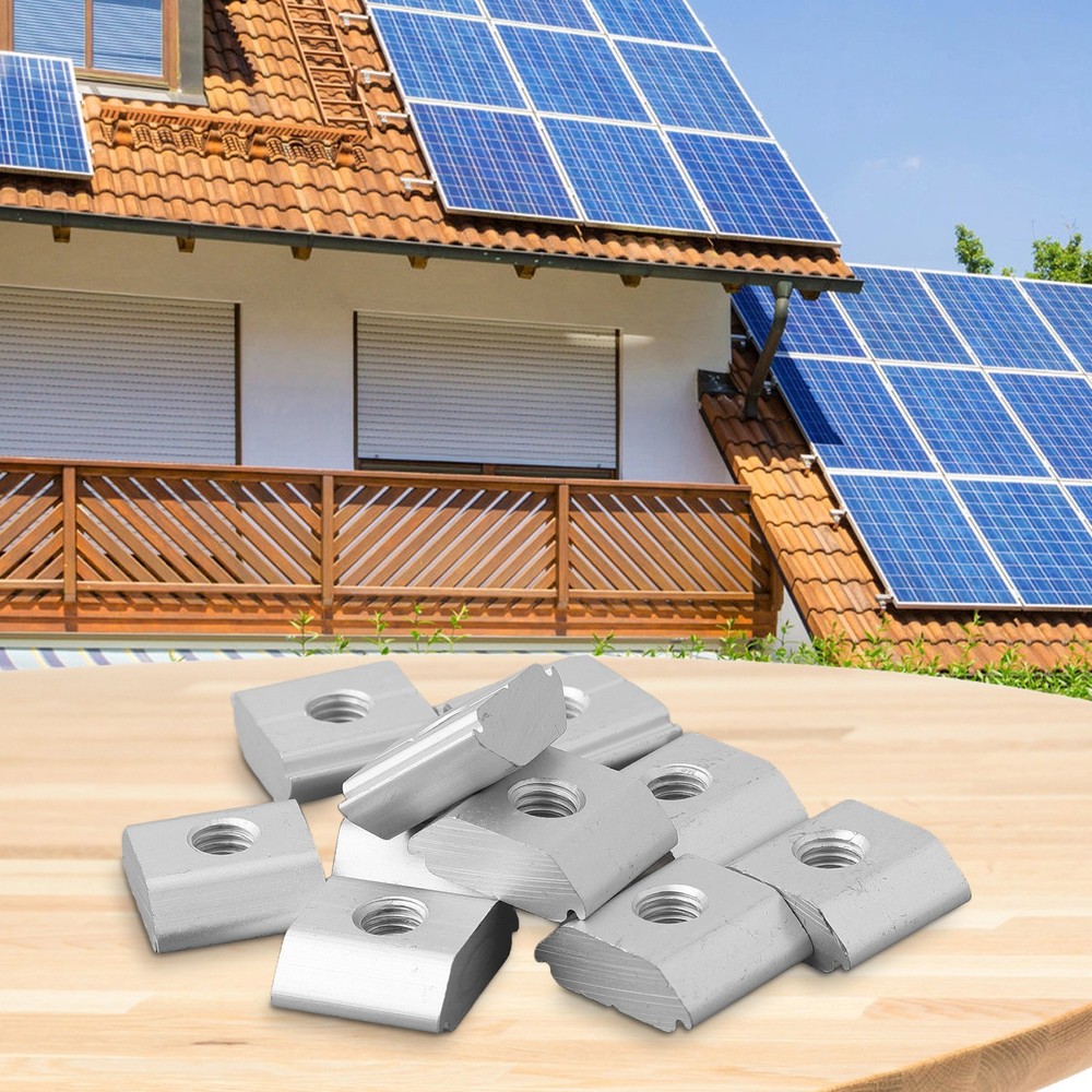 10Pcs Solar Panel Mounting Panel Brackets Clamp For Framed Panels PV Bracket New