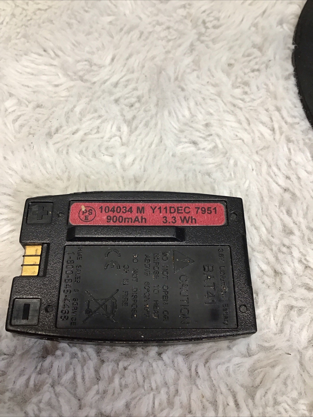 HME HS6000 RED Wireless Drive Thru Intercom Headset W/Battery Used Working Rough