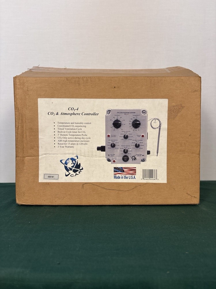 C.A.P. CO2-4 CO2 & Environmental Controller Open Box Hydroponic Grow Room