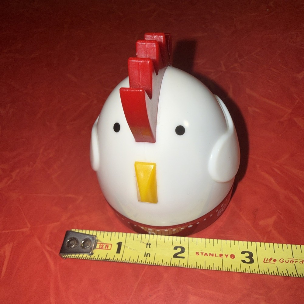 Cartoon Rooster Timer Kitchen Mechanical Timer Reminder Alarm Countdown Egg Cook