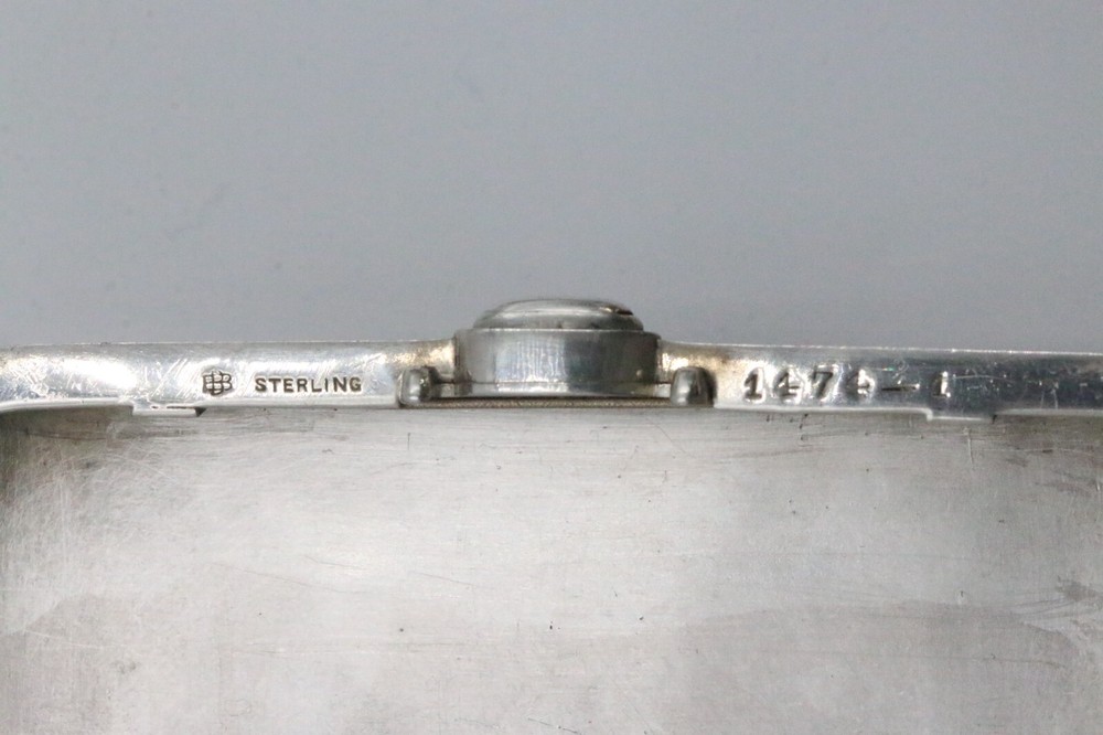 Tiffany & Co. Sterling Silver Compact/Cigarette Case Monogrammed LOS