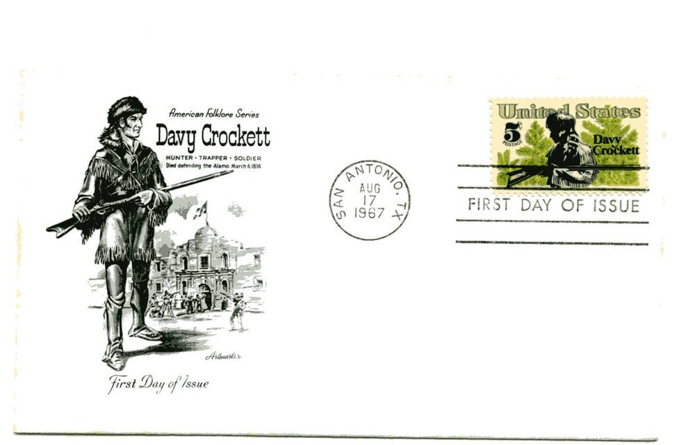 1330 Davy Crockett Artmaster FDC