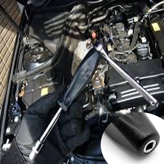 1/4" Socket Driver Handle Standard with internal 1/4" Female End Spinner