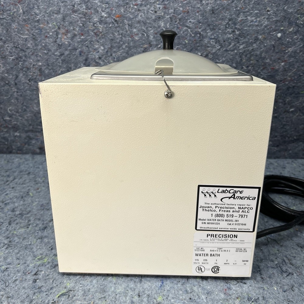 (2) Precision Scientific Model 280 & 180 Microprocessor Heated Water Bath 0.7gl