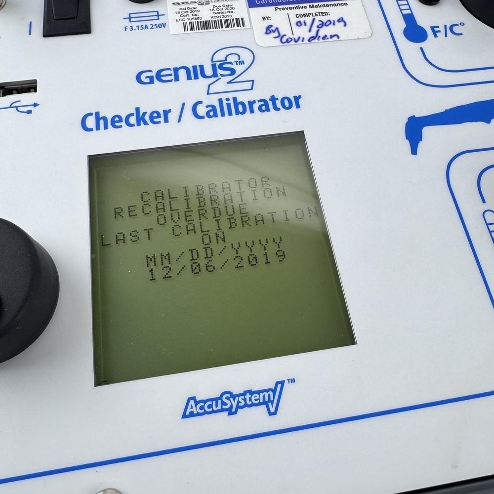 Accusystems Genius 2 Thermometer Checker Calibrator