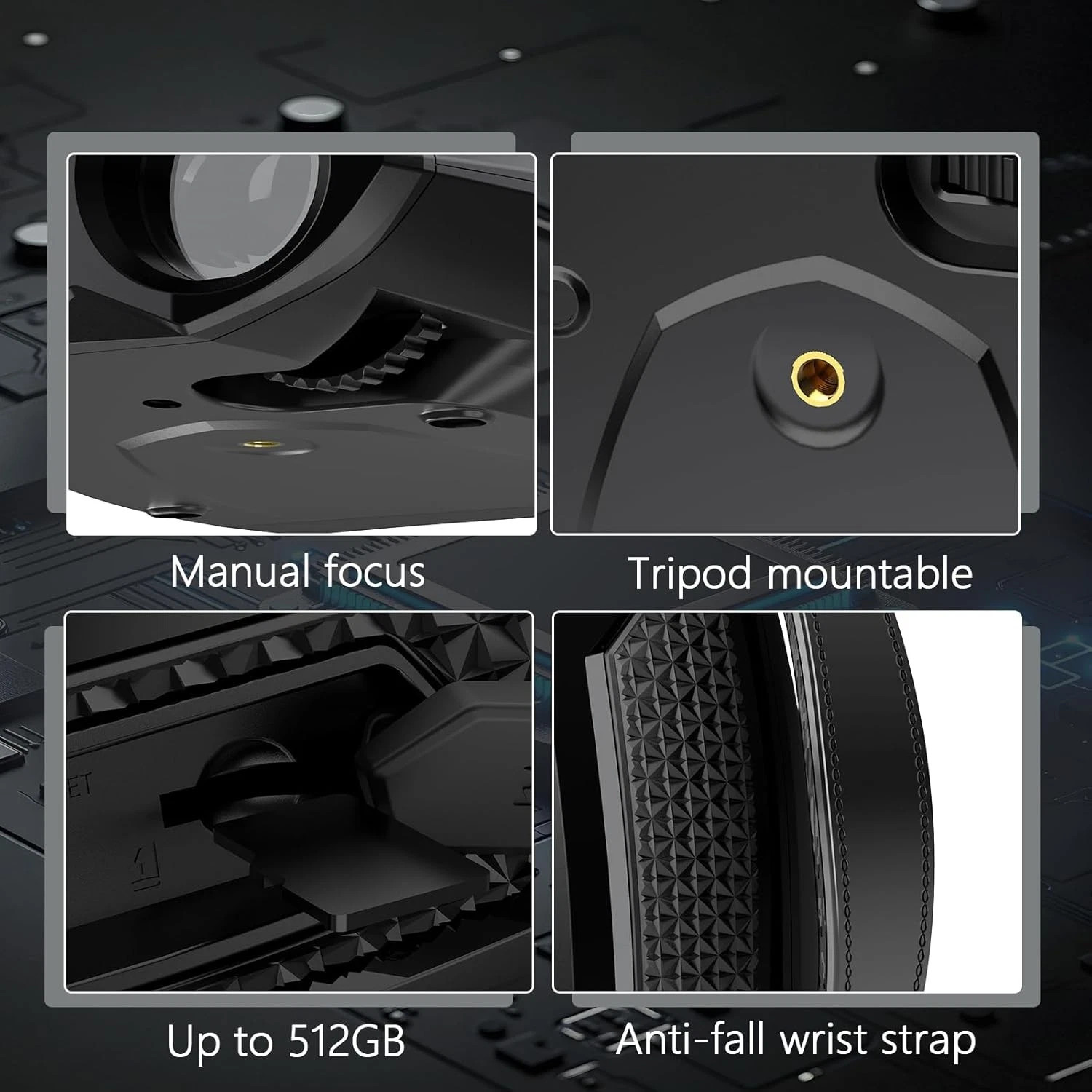 🥇Night Vision Goggles, 4K Night Vision Binoculars 5000mAh Charging Battery 32GB