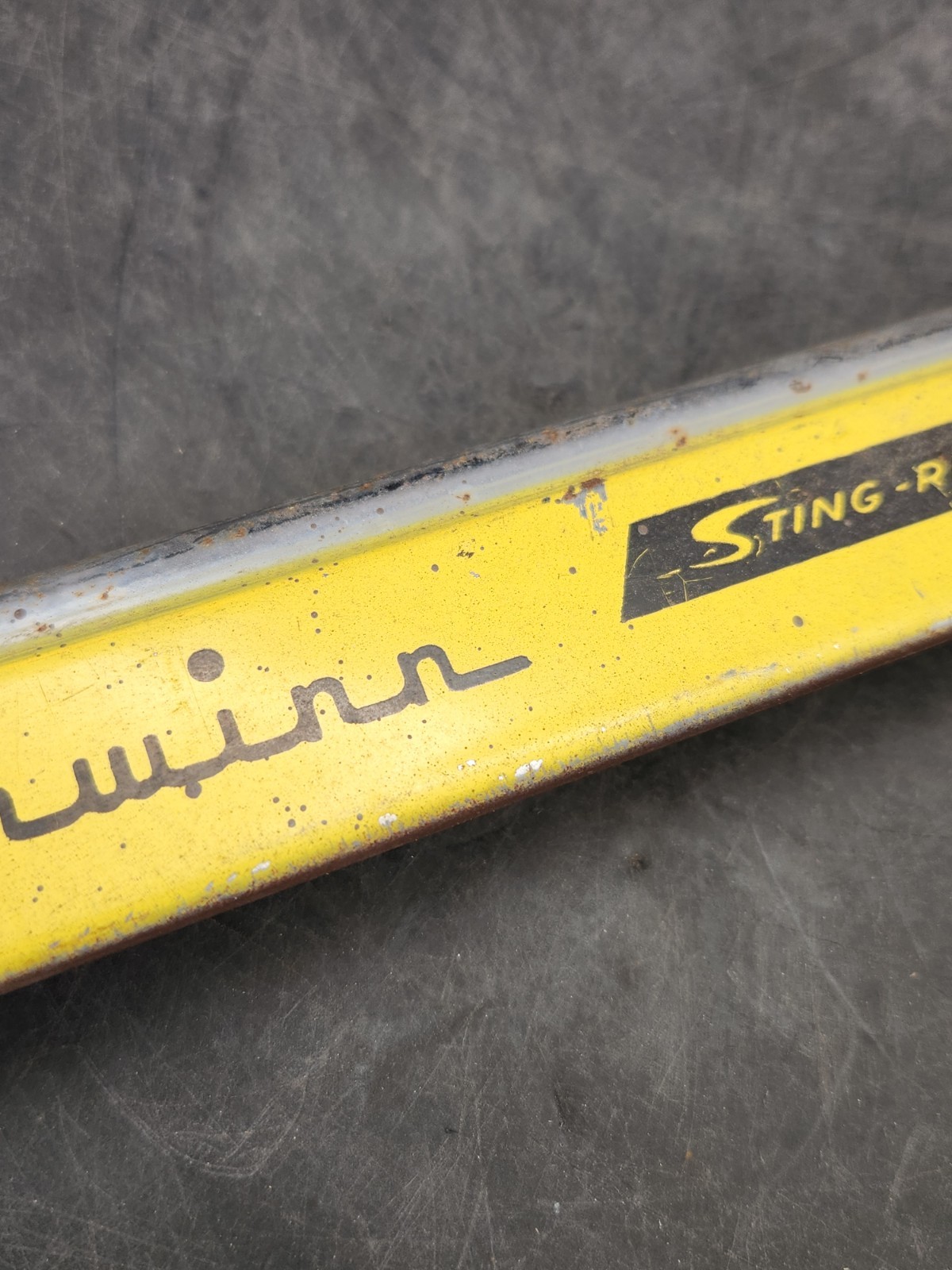 Schwinn Yellow Fastback Stingray Original Paint Chain Guard 5 speed Vintage