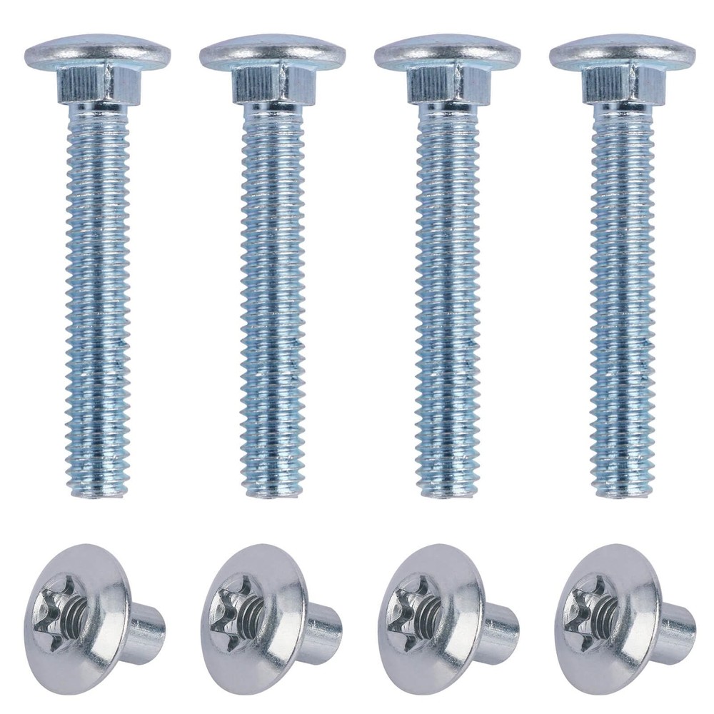 Fuoequl Trailer Hasp Bolt Kit for Cam Action Silver