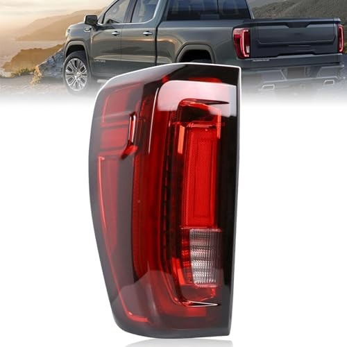 LED Tail Light Assembly Compatible with 2019-2024 GMC Left Driver Side LED Type