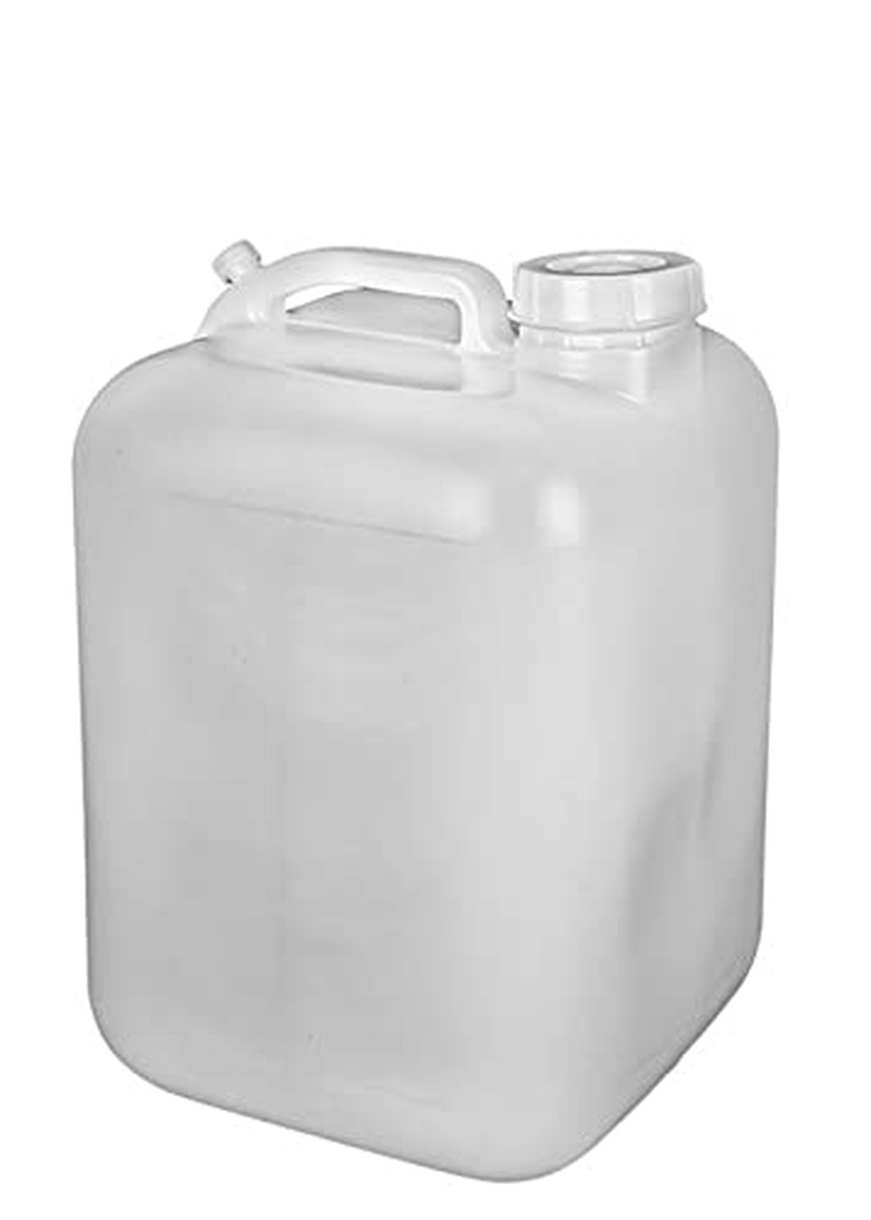 Emergency 5 Gallon Water Storage White Container Carrier Jug Camping Tornado NEW