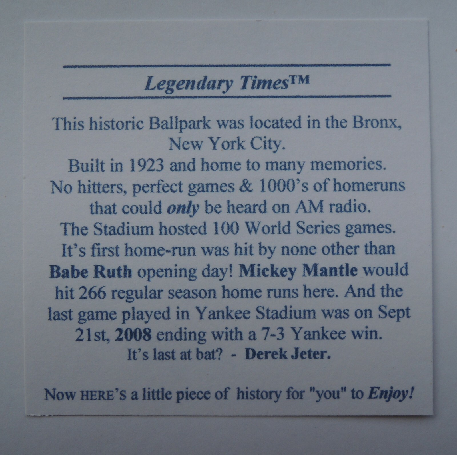 Baseball Cufflinks: old Yankee Stadium seat, Men's Christmas gift USA hand built