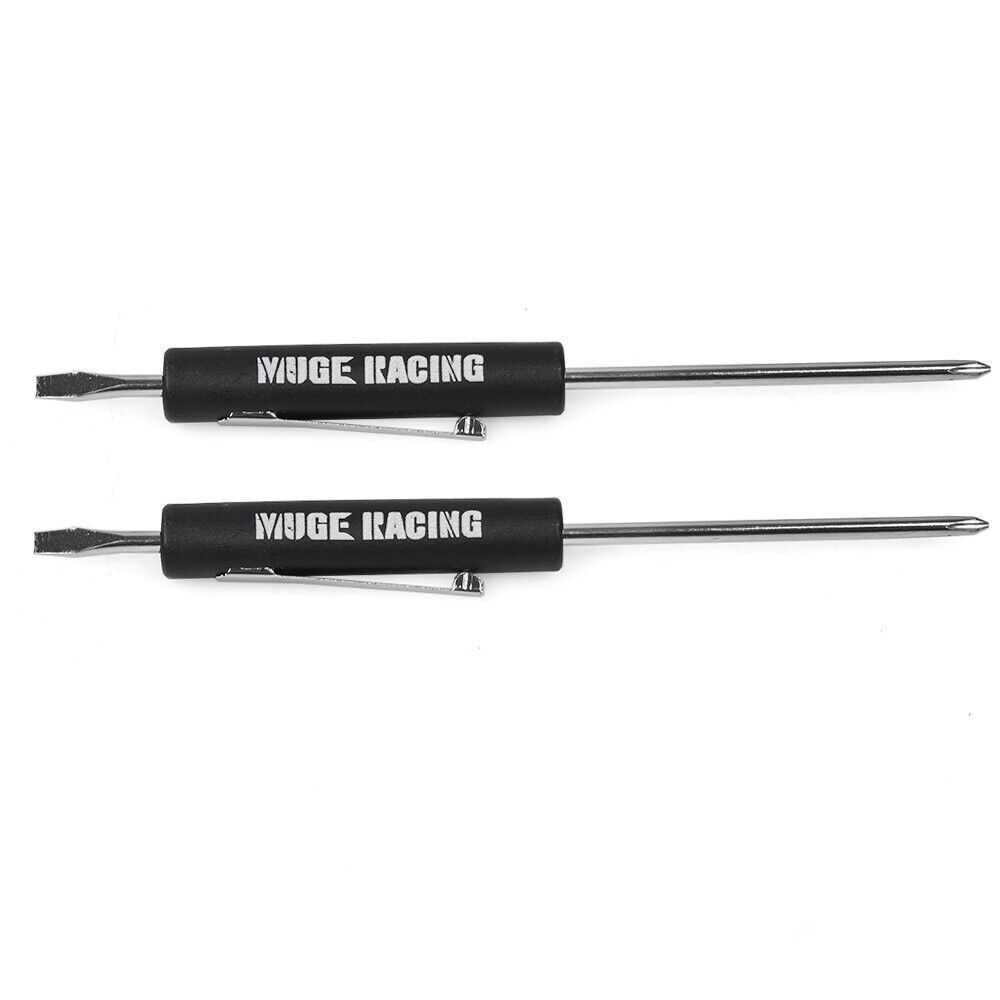 Mini Screwdriver Flat Tip with Phillips Top and Pocket Clip Same as Snap-on 2PCS