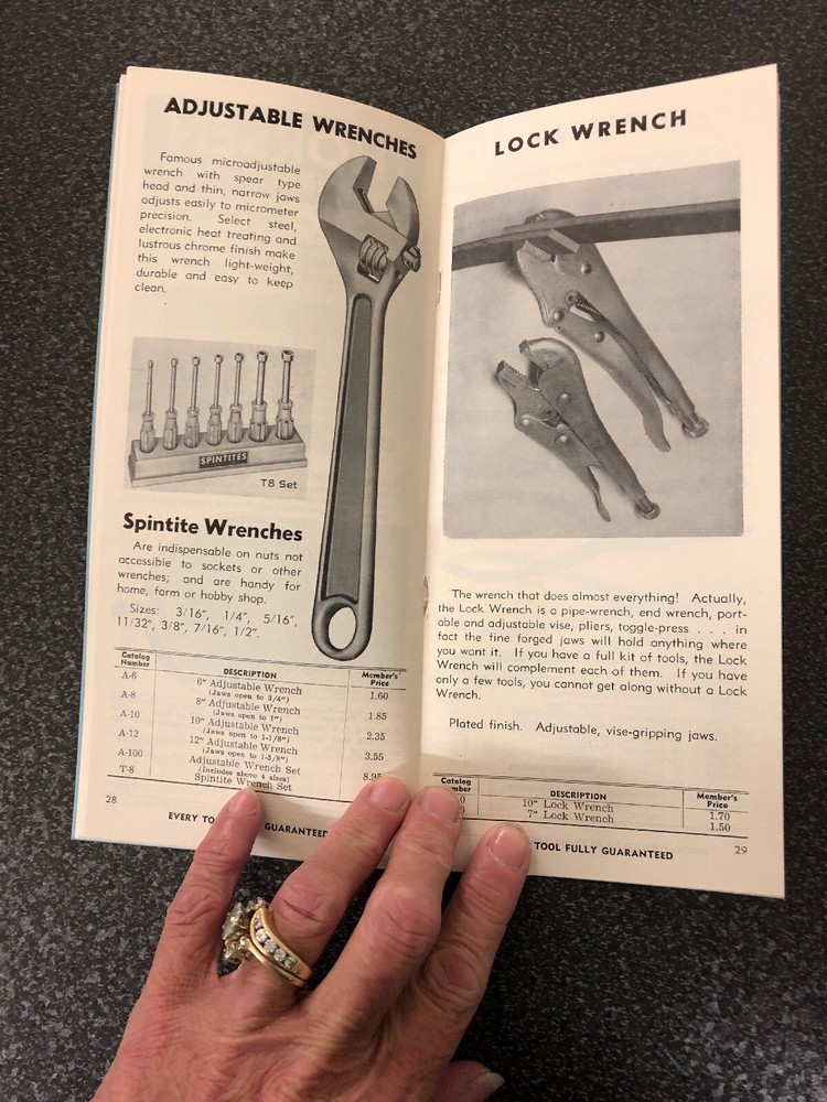 1953 Mechanics Co-Op TOOL CATALOG