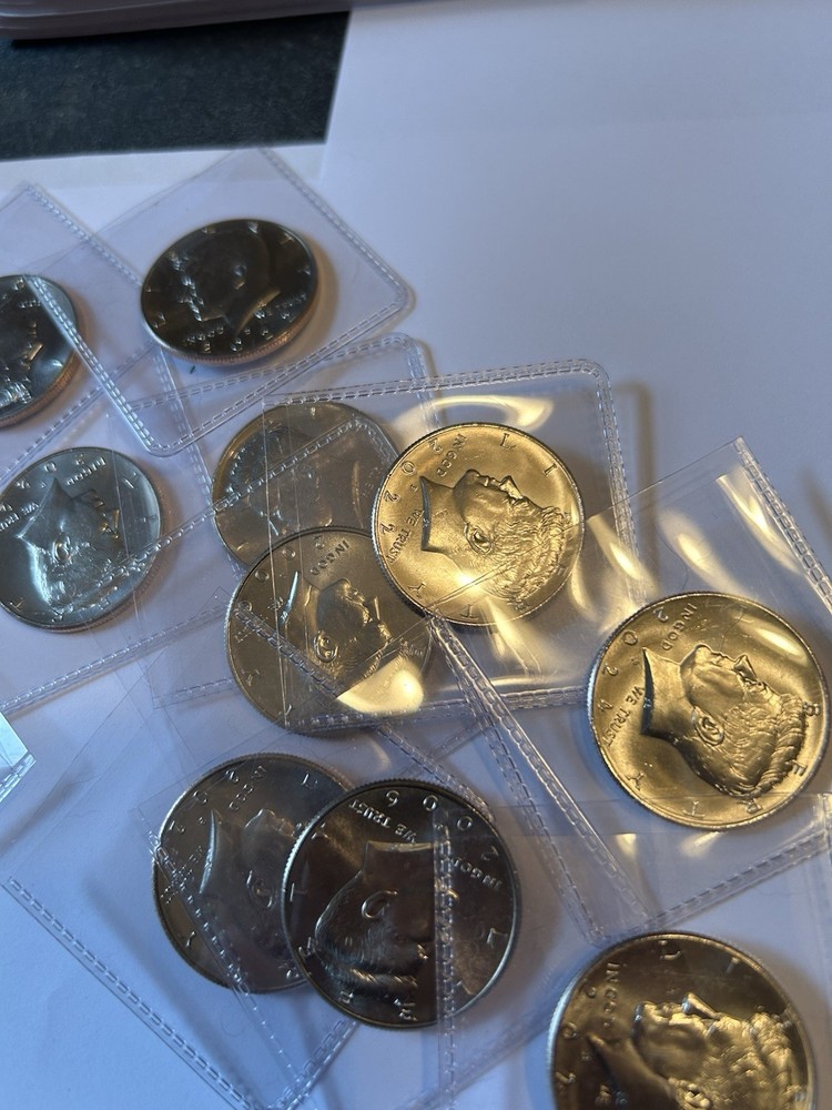 Kennedy Half Dollars Random Dates Sent Uncirculated
