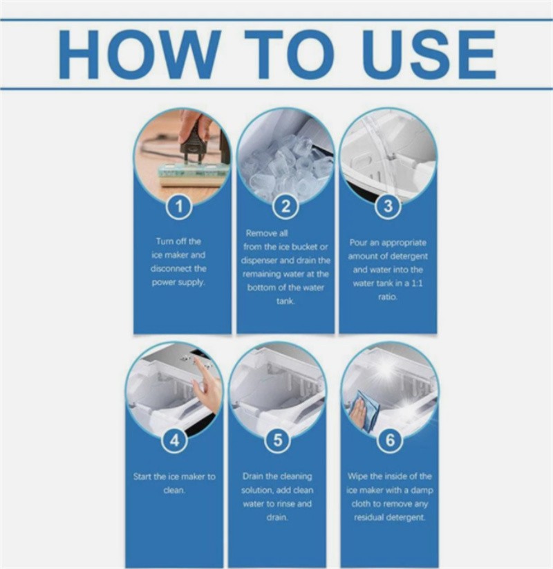 ICE MACHINE DETERGENT DESCALER ICE MACHINE DETERGENT SCALE REMOVER 100ML~US