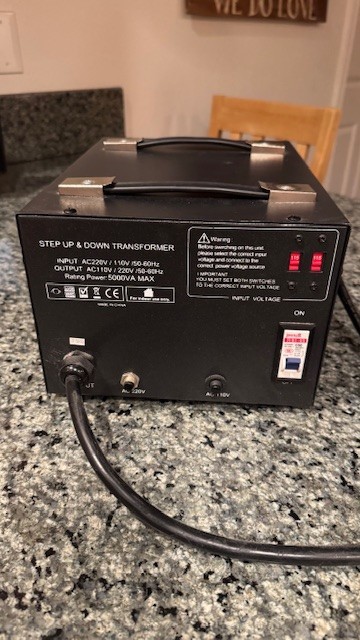 LiteFuze LT-5000 5000 Watt Step Up & Down Transformer