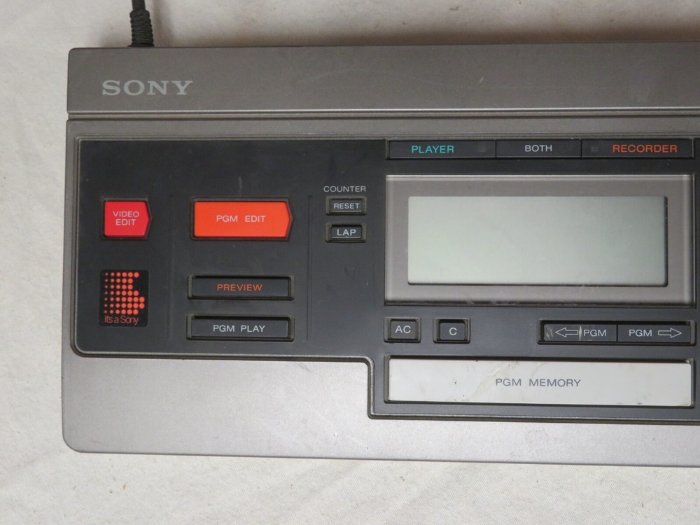 SONY VIDEO EDITING CONTROLLER RM-E100V