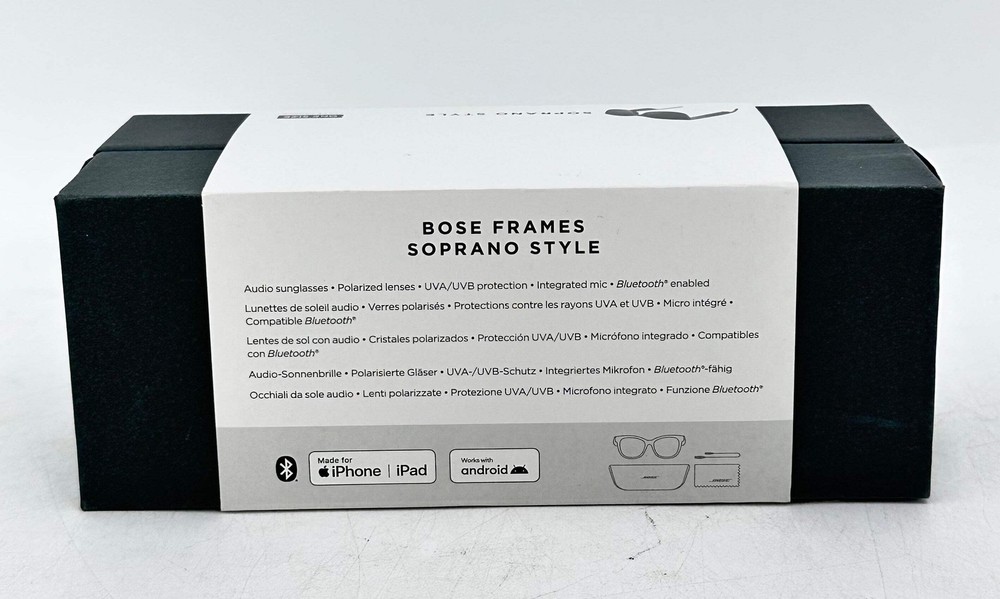 Broken Bose Frames Soprano Audio Sunglasses Polarized Lens Bluetooth Black