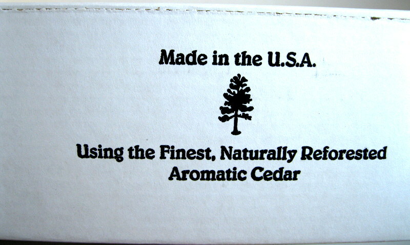 Woodlore Men's Combination Cedar Split-toe Shoe Trees Made in USA