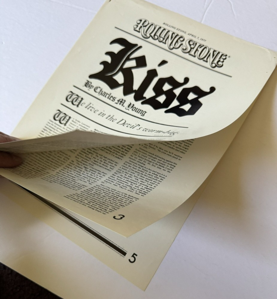 KISS ALIVE II PRESS KIT ORIGINAL 1978