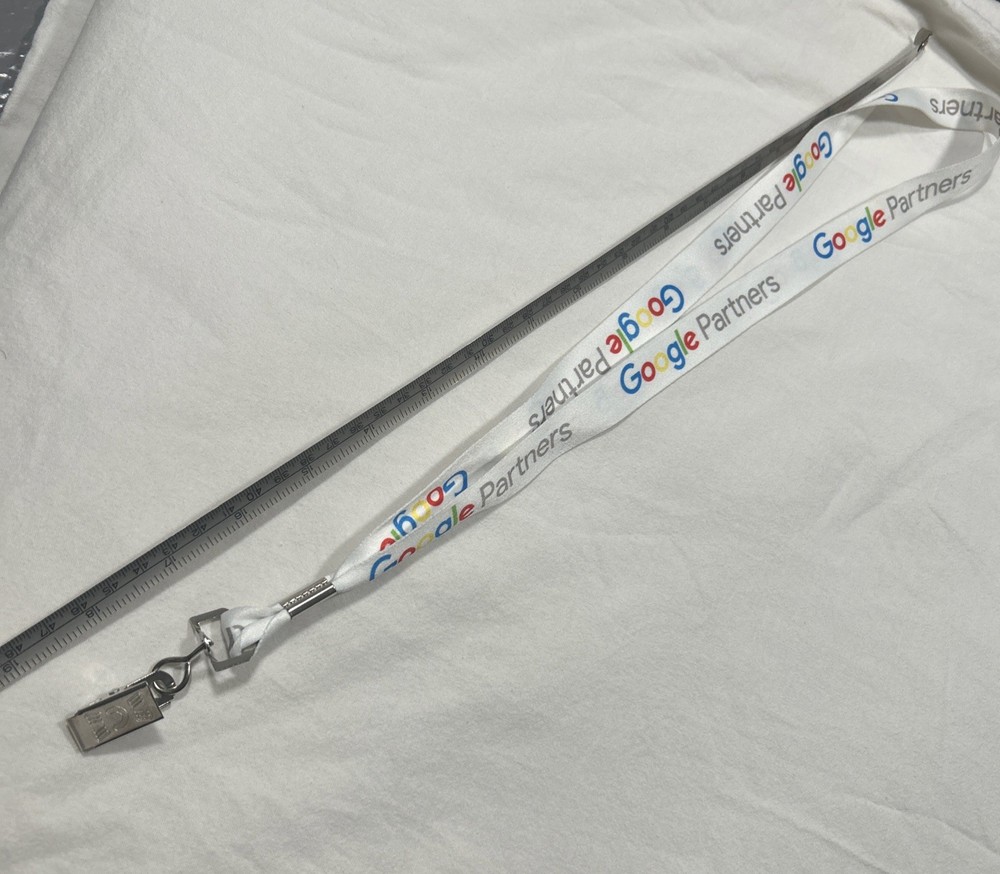 GOOGLE Partners Lanyard with Logo- Clean Excellent Condition
