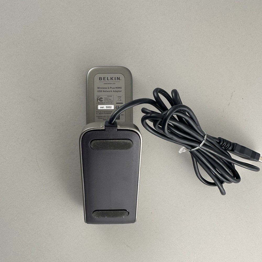 Belkin Wireless G Plus MIMO USB Network Adapter & WiFi Range Extender