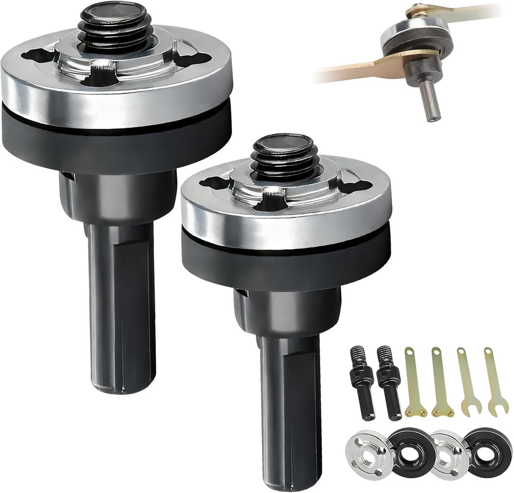 2 Set Angle Grinder Connecting Set, 10Pcs Electric Drill Angle Grinder Connec...