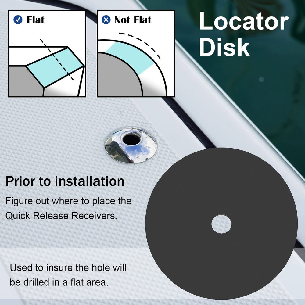 Installer Tool Fits Use with 1/2" Quick Release Fender Receiver Installation