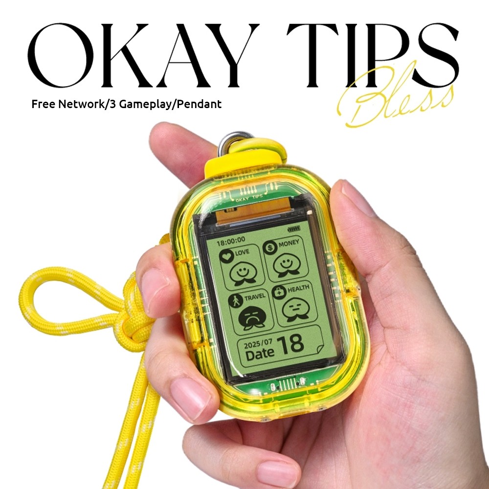 POP SUNDAY OK Tips Creative Pendant Trendy Electronic Divination Game Console