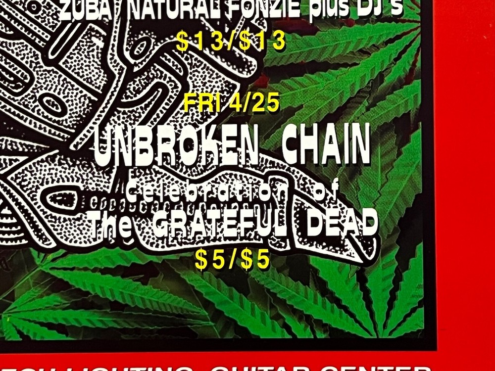 Maritime Hall Poster 1997 MHP#29 Black Uhuru, Zero + The Mermen, Herbie Hancock