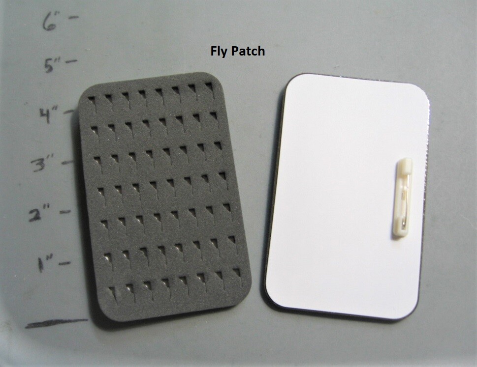 Fly Drying Patch..Slotted Foam fly holder..Combine shipping
