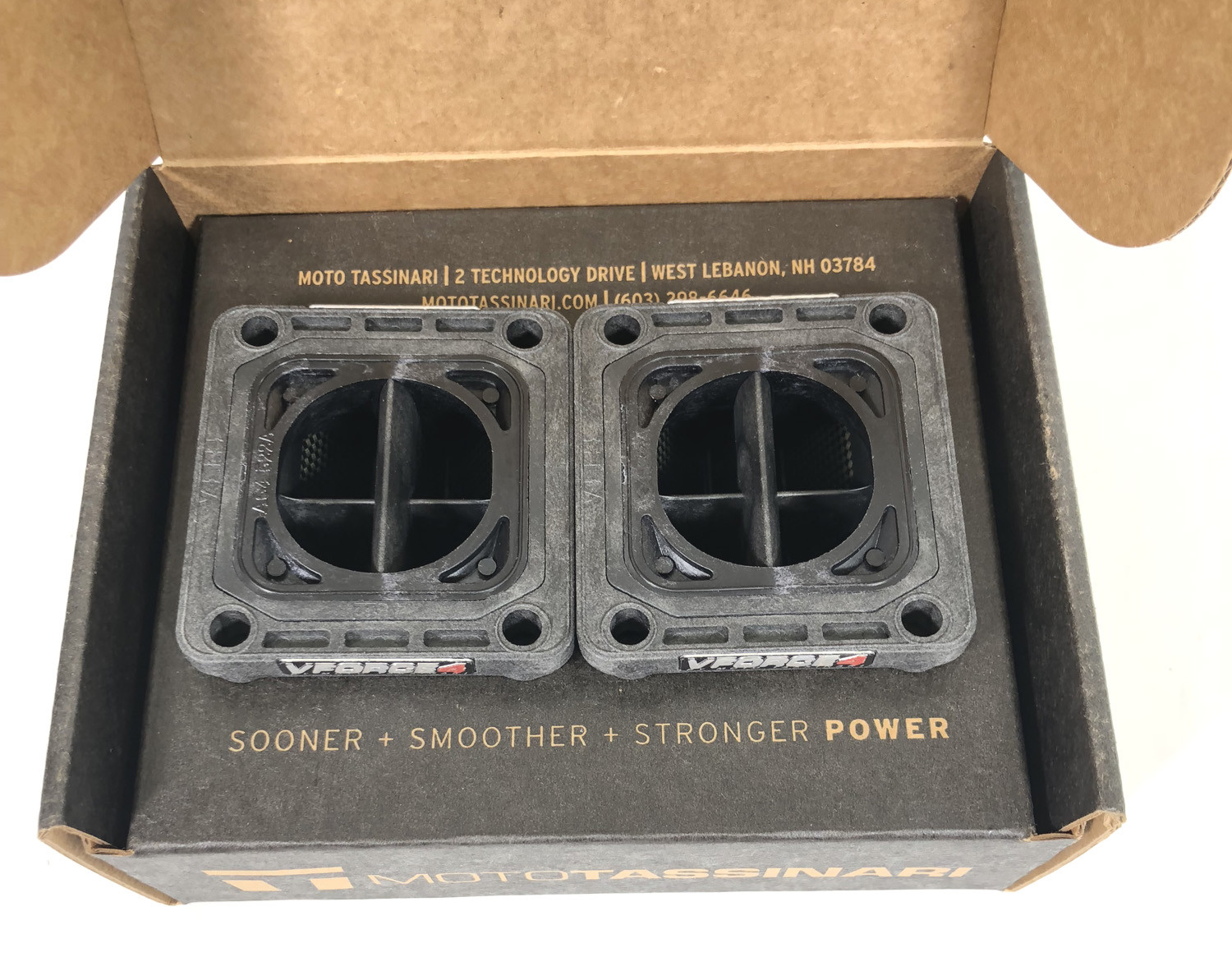 Banshee V Force 4 Pair Reed Valve Cages VForce Reeds Yamaha YFZ 350 Four V4144-2