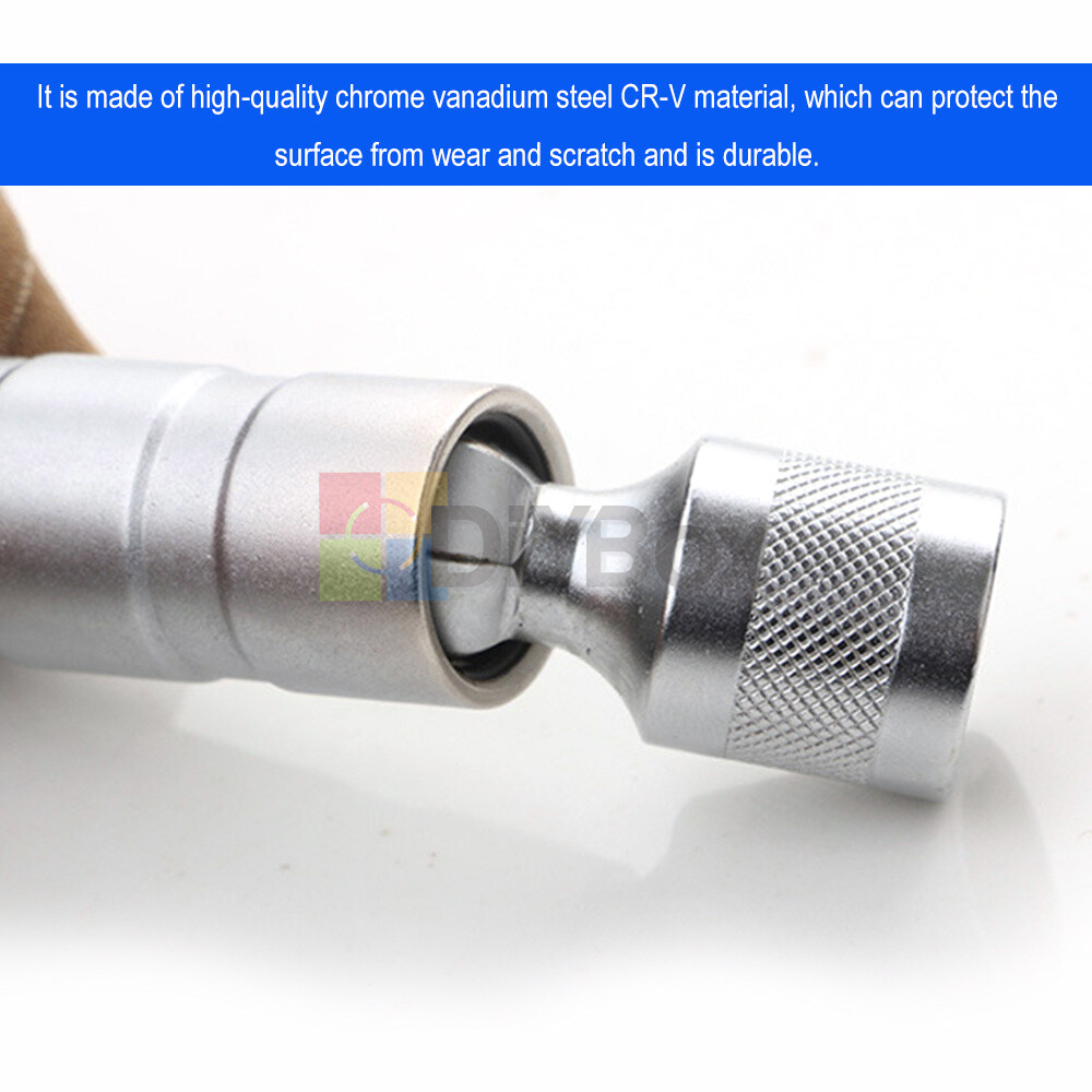 14&16mm 3/8" Drive Thin Walled Magnetic Spark Plug Socket Remover Installer Tool