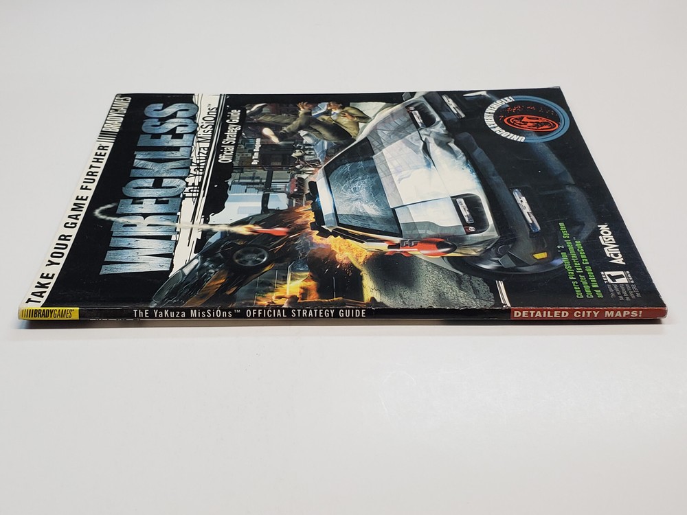 Wreckless Prima Strategy Guide Book *wear