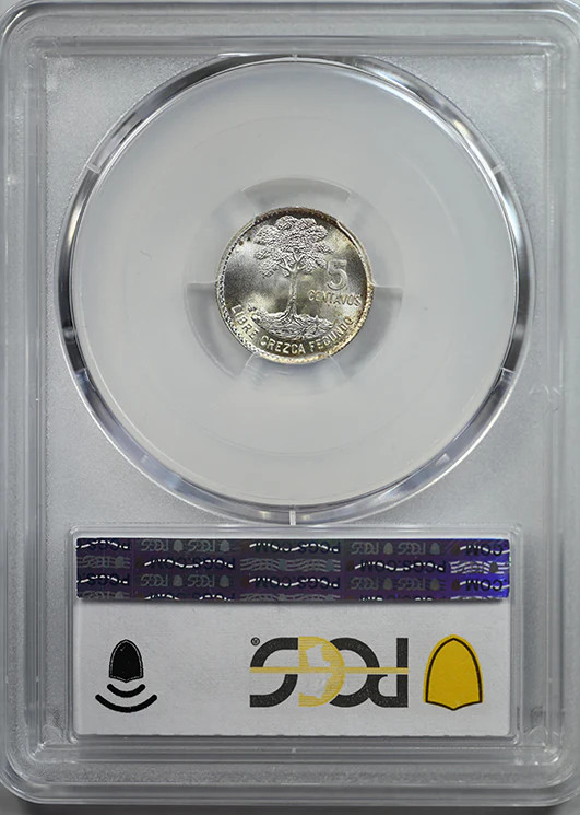 1964 Guatemala 5C Centavos PCGS MS67
