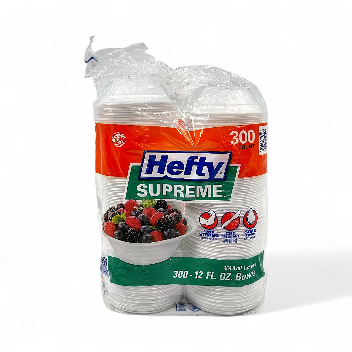 Hefty Supreme Bowls - White 12 OZ 300-Count