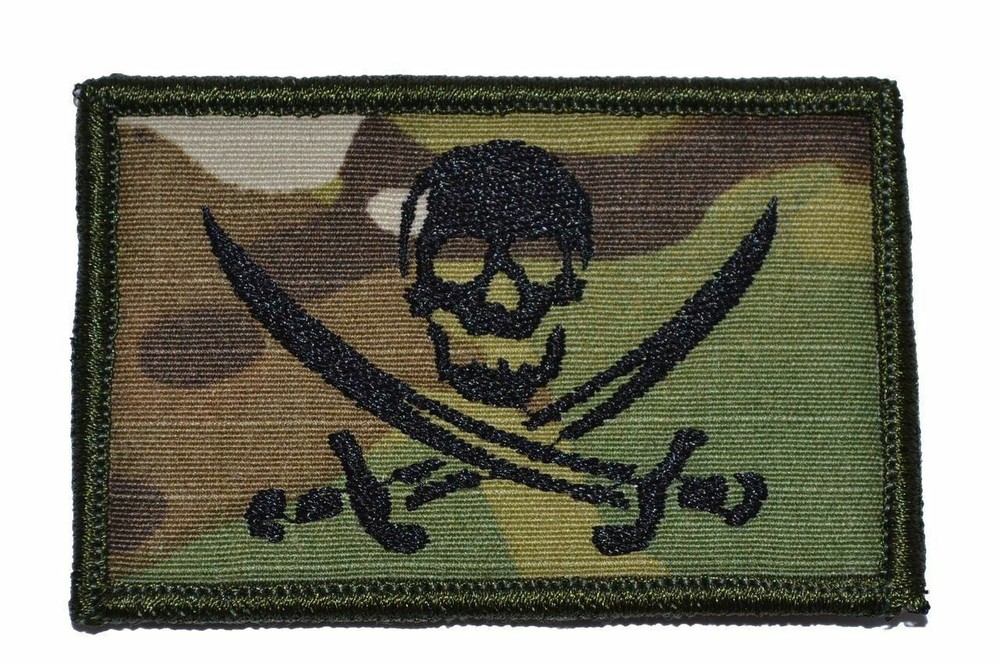 Pirate Jolly Roger - 2x3 Patch