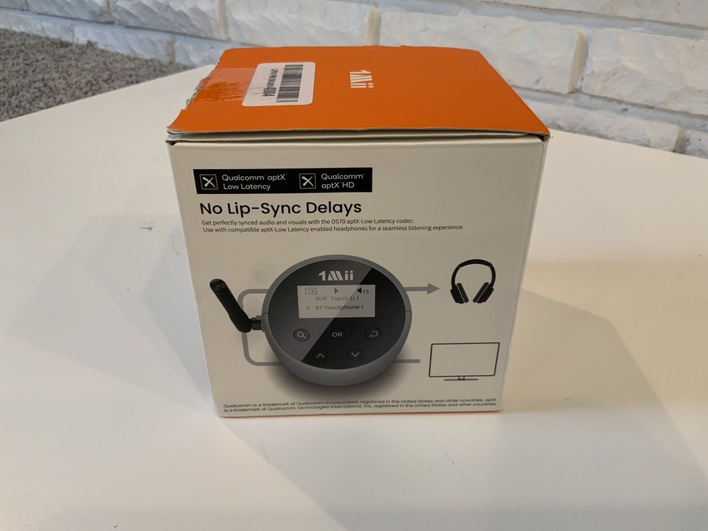 1Mii DS70 Audio Bluetooth Transmitter for TV to Wireless Headphone/Speaker