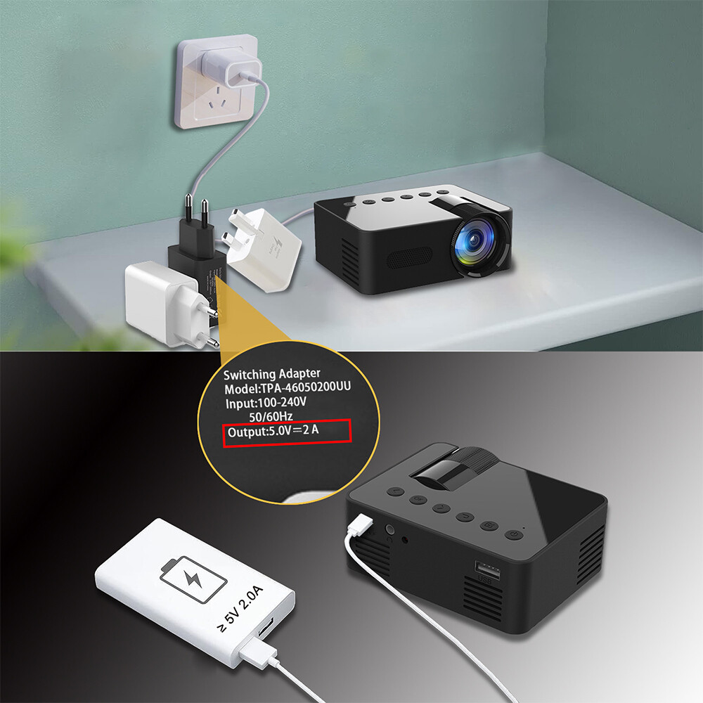YT100 Mini Projector – Compact, Portable Home Theater