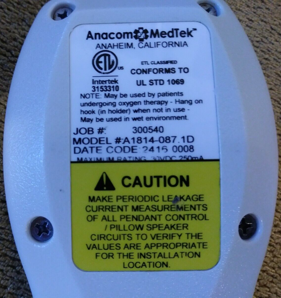 Anacom MedTek A1814-087